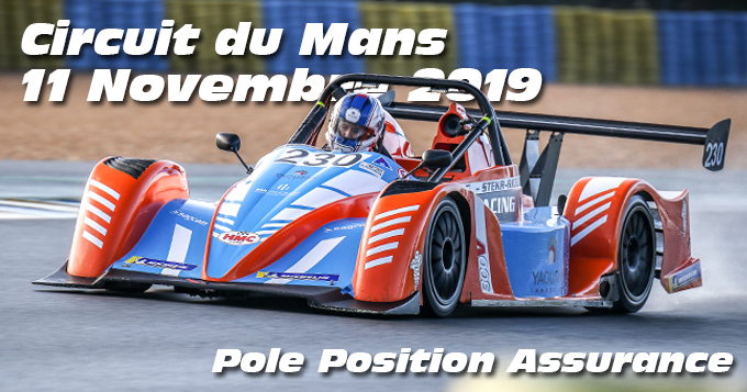 Photos au Circuit du Mans le 11 Novembre 2019 avec Pole Position assurances