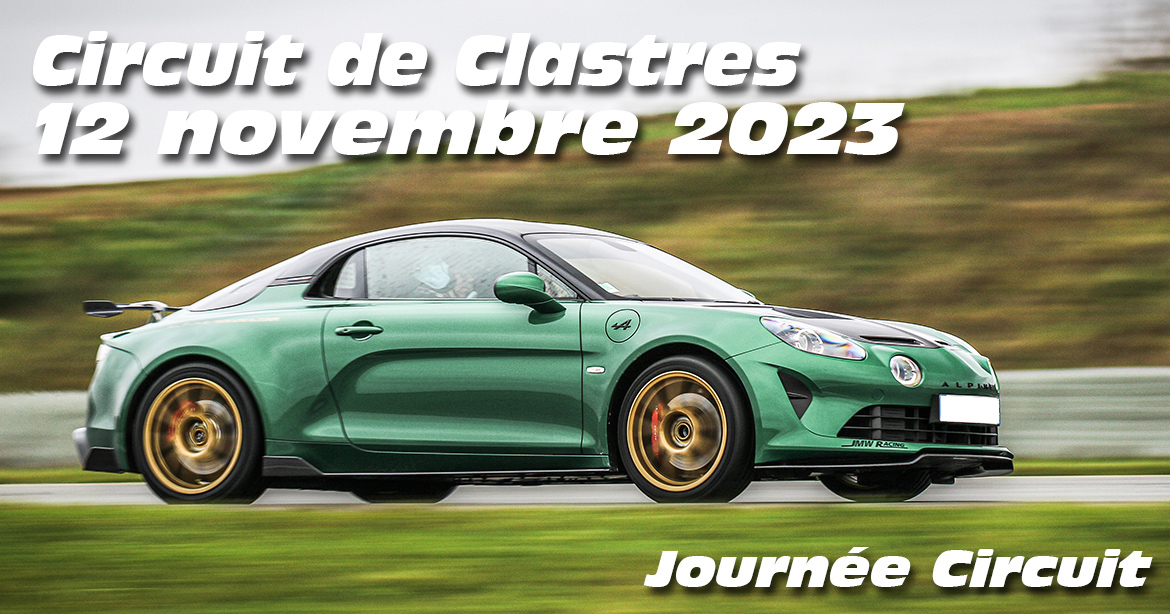 Photos au Circuit de Clastres le 12 Novembre 2023 avec Journee Circuit