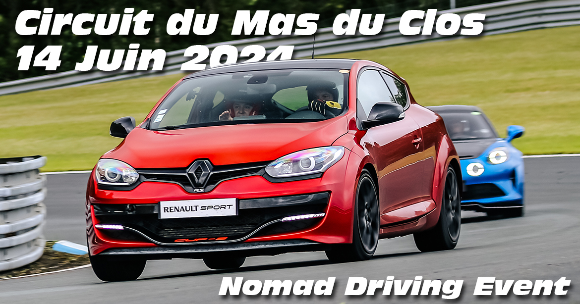 Photos au Circuit du Mas du Clos le 14 Juin 2024 avec Nomad Driving