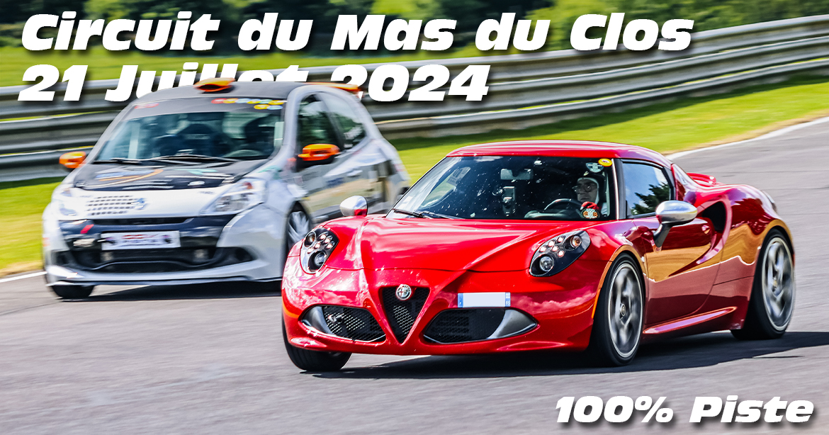 Photos au Circuit du Mas du Clos le 21 Juillet 2024 avec 100% Piste