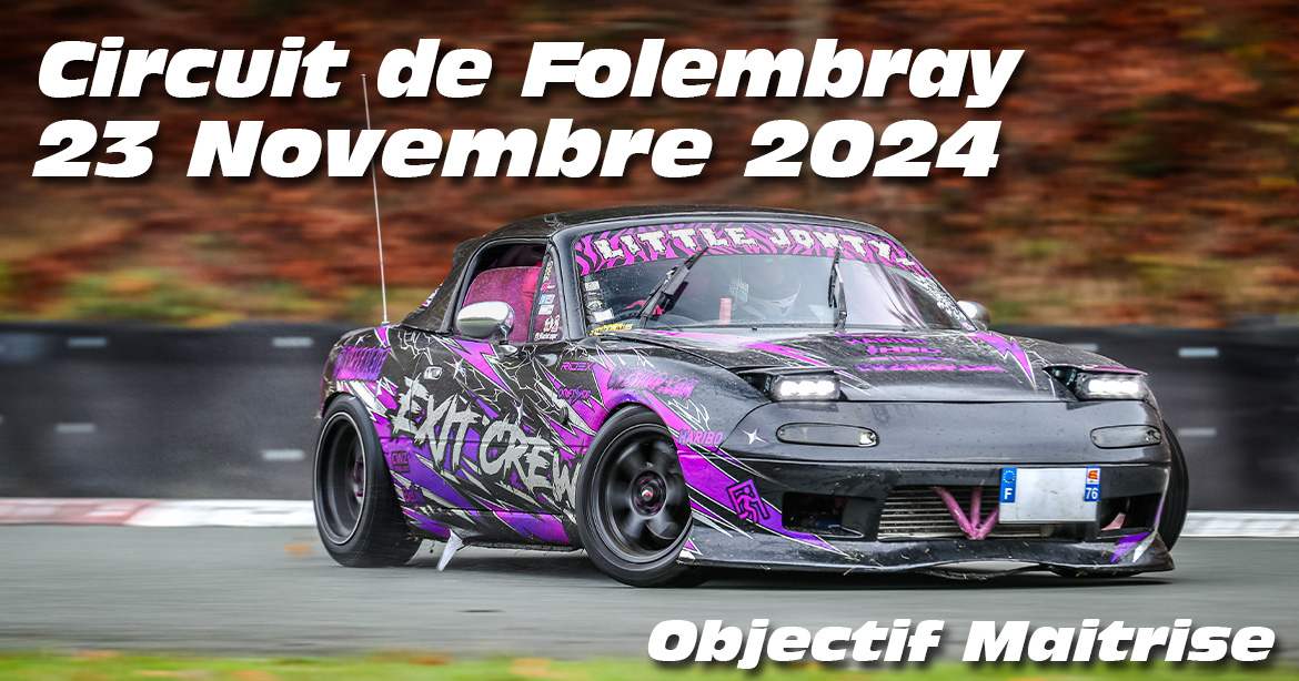 Photos au Circuit de Folembray le 23 Novembre 2024 avec Objectif Maitrise