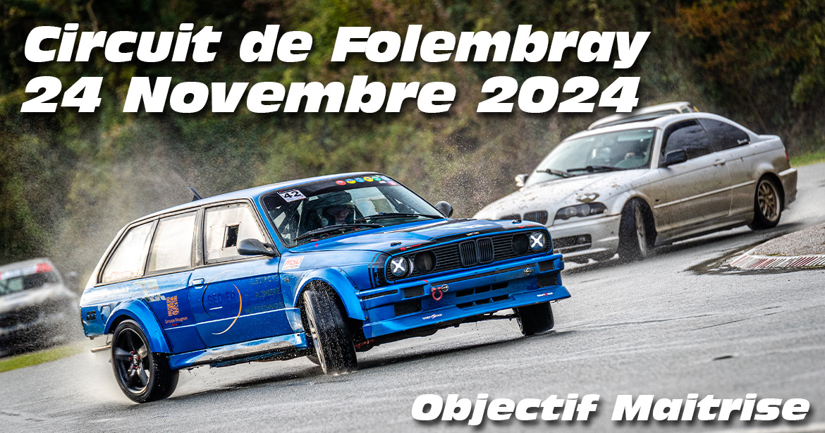 Photos au Circuit de Folembray le 24 Novembre 2024 avec Objectif Maitrise