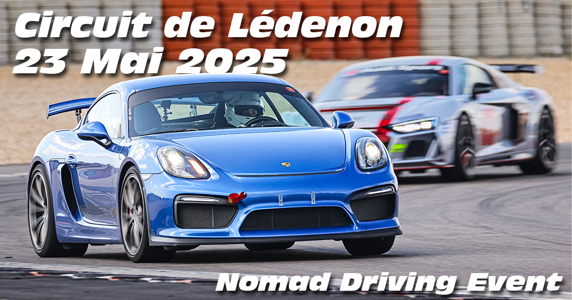Photos au Circuit de Ledenon le 23 Mai 2025 avec Nomad Driving