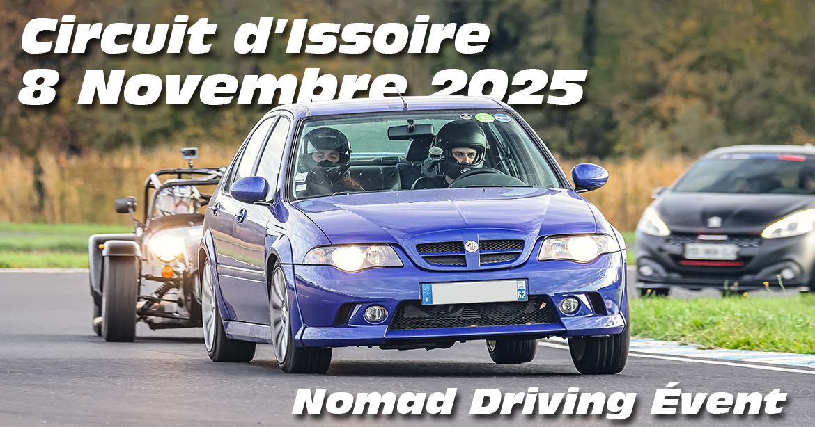 Photos au Circuit d'issoire le 8 Novembre 2025 avec Nomad Driving