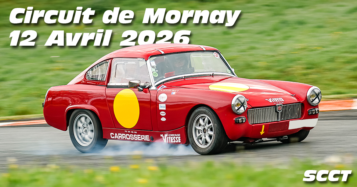 Photos au Circuit de Mornay le 12 Avril 2026 avec SCCT Seventies Classic Club Trophy