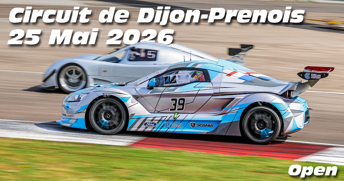 Photos au Circuit de Dijon Prenois le 25 Mai 2026 avec open
