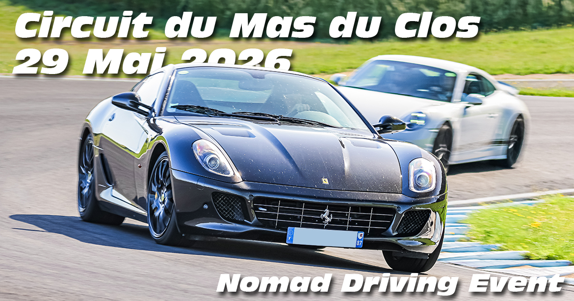 Photos au Circuit du Mas du Clos le 29 Mai 2026 avec Nomad Driving