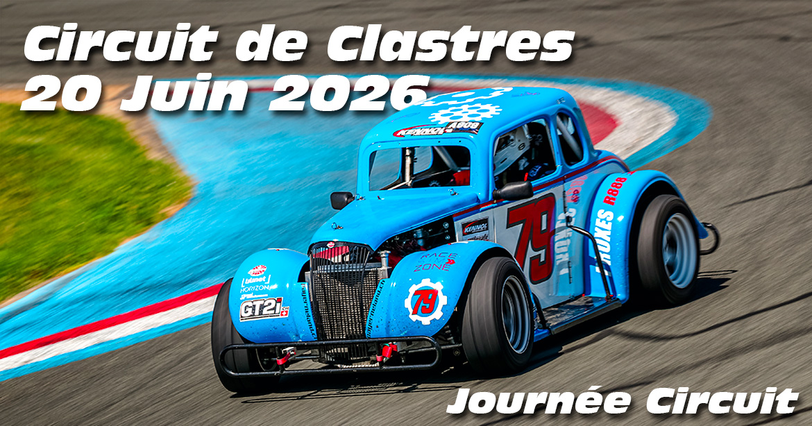 Photos au Circuit de Clastres le 20 Juin 2026 avec Journee Circuit