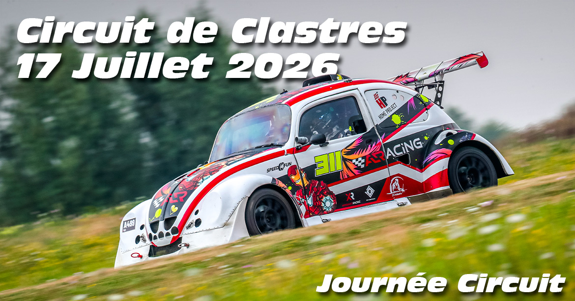 Photos au Circuit de Clastres le 17 Juillet 2026 avec Journee Circuit