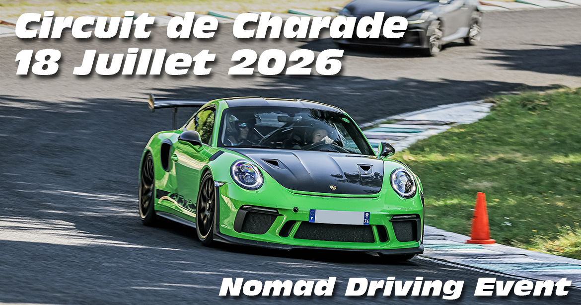 Photos au Circuit de Charade le 18 Juillet 2026 avec Nomad Driving