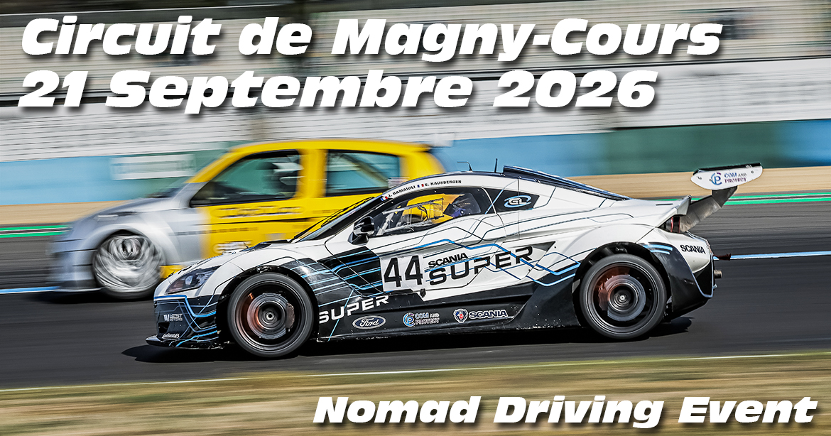 Photos au Circuit de Magny-Cours le 21 Septembre 2026 avec Nomad Driving